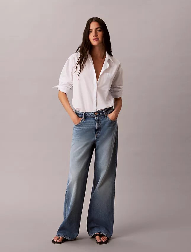 Jeans baggy a vita bassa Jeans baggy a vita bassa