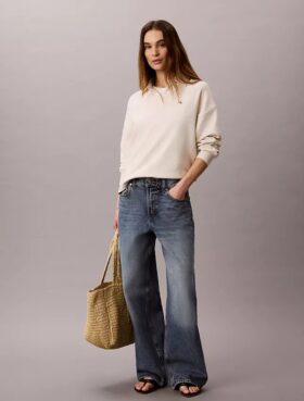 Jeans baggy a vita bassa
