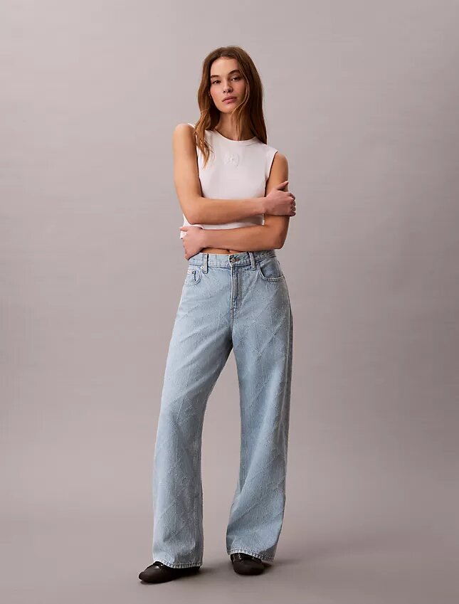 Jeans baggy a vita bassa Jeans baggy a vita bassa