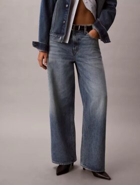 Jeans baggy a vita bassa