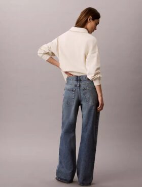 Jeans baggy a vita bassa