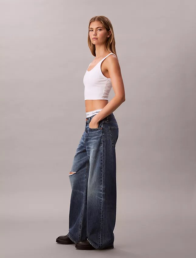 Jeans baggy a vita bassa Jeans baggy a vita bassa