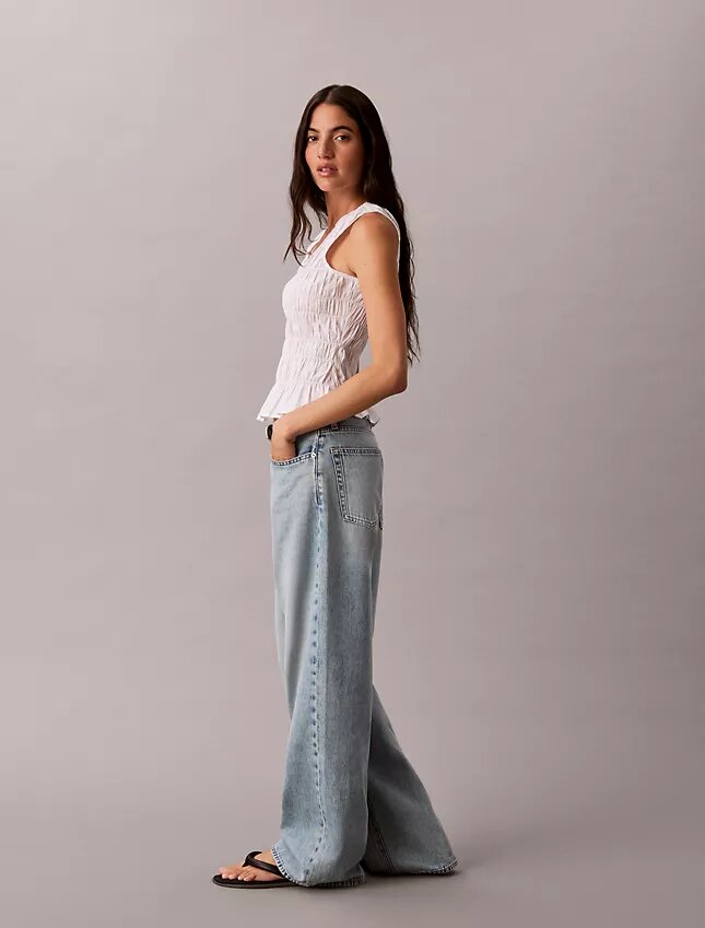 Jeans baggy a vita bassa Jeans baggy a vita bassa