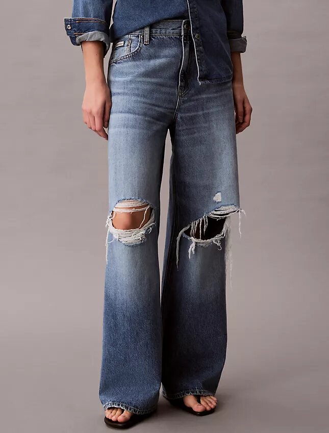 Jeans baggy a vita bassa Jeans baggy a vita bassa