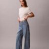 Jeans baggy a vita bassa con cintura Jeans baggy a vita bassa con cintura