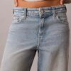 Jeans baggy a vita bassa con logo Jeans baggy a vita bassa con logo