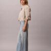 Jeans baggy a vita bassa con logo Jeans baggy a vita bassa con logo