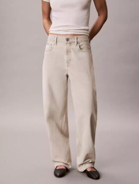 Jeans Barrel dal taglio morbido