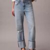 Jeans comodi con risvolto largo Jeans comodi con risvolto largo