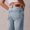 Jeans cropped a vita alta in misto Lyocell Jeans cropped a vita alta in misto Lyocell