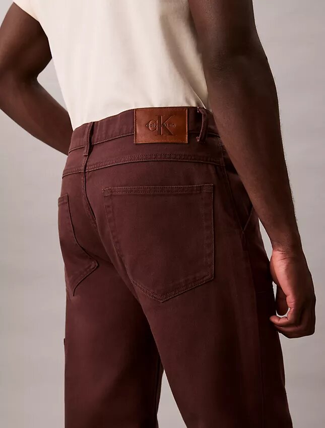 Jeans da carpentiere a gamba dritta Jeans da carpentiere a gamba dritta