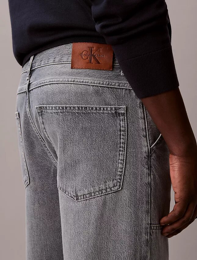 Jeans da carpentiere a gamba dritta Jeans da carpentiere a gamba dritta