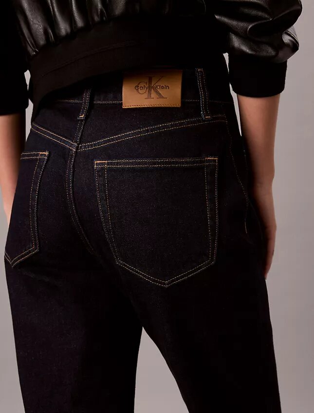 Jeans dritti con risvolto Jeans dritti con risvolto