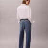 Jeans dritti in misto cotone e lino anni ’90 Jeans dritti in misto cotone e lino anni ’90