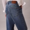 Jeans dritti in misto cotone e lino anni ’90 Jeans dritti in misto cotone e lino anni ’90