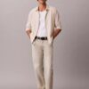 Jeans dritti standard in misto lana