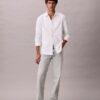 Jeans dritti standard in misto lana