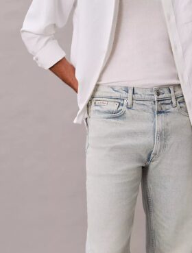 Jeans dritti standard in misto lana Jeans dritti standard in misto lana