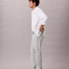 Jeans dritti standard in misto lana