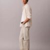 Jeans dritti standard in misto lana