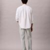 Jeans dritti standard in misto lana