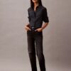 Jeans in cotone e cashmere dal taglio morbido Jeans in cotone e cashmere dal taglio morbido