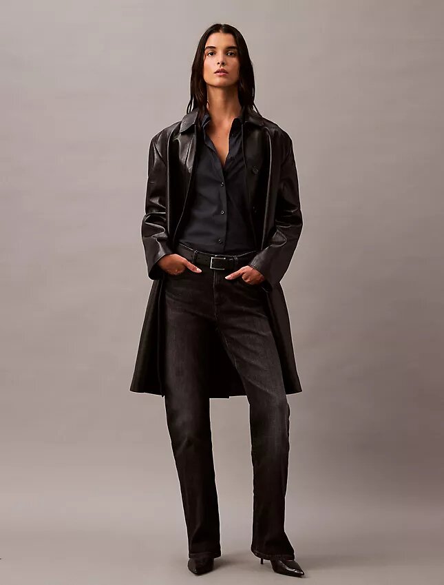 Jeans in cotone e cashmere dal taglio morbido Jeans in cotone e cashmere dal taglio morbido