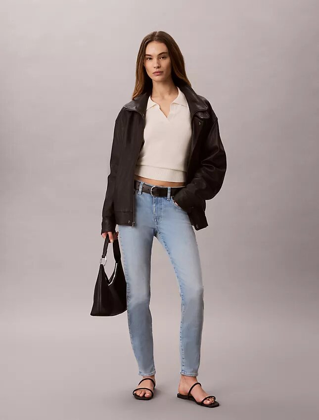 Jeans skinny a vita media Jeans skinny a vita media