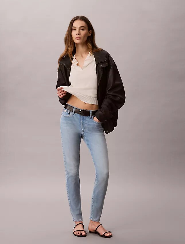 Jeans skinny a vita media Jeans skinny a vita media