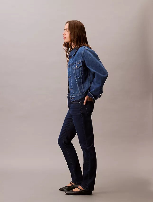Jeans slim a vita media Jeans slim a vita media