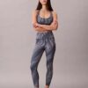 Leggings a vita alta 7/8 con stampa sportiva moderna
