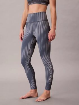 Leggings a vita alta 7/8 con stampa sportiva moderna