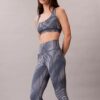 Leggings a vita alta 7/8 con stampa sportiva moderna