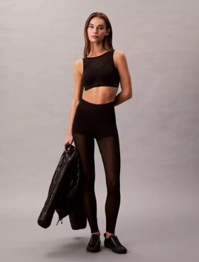 Leggings a vita alta in rete Invisibles