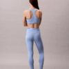 Leggings sportivi moderni a vita alta con logo, lunghezza 7/8