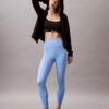 Leggings sportivi moderni a vita alta e lunghezza 7/8