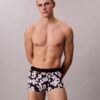 Low Rise Trunk con stampa nera CK Black