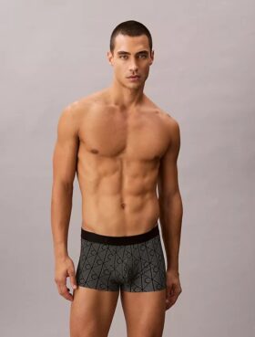 Low Rise Trunk con stampa nera CK Black Low Rise Trunk con stampa nera CK Black