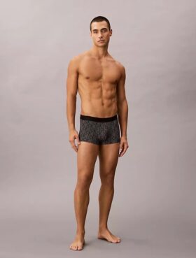 Low Rise Trunk con stampa nera CK Black Low Rise Trunk con stampa nera CK Black
