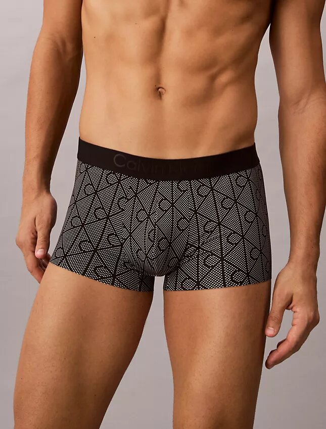 Low Rise Trunk con stampa nera CK Black Low Rise Trunk con stampa nera CK Black