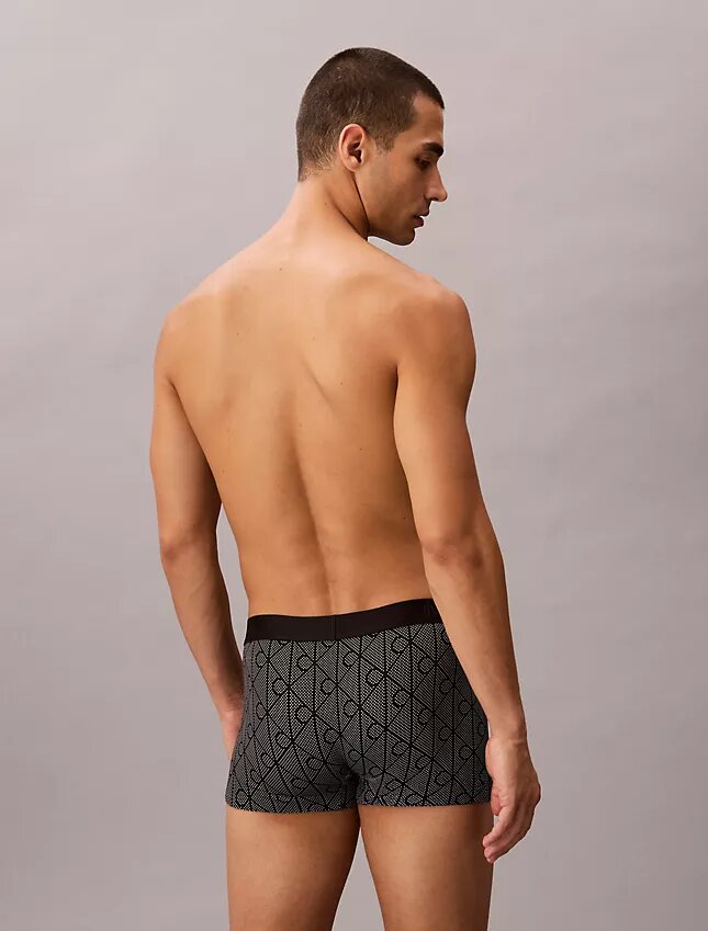 Low Rise Trunk con stampa nera CK Black Low Rise Trunk con stampa nera CK Black