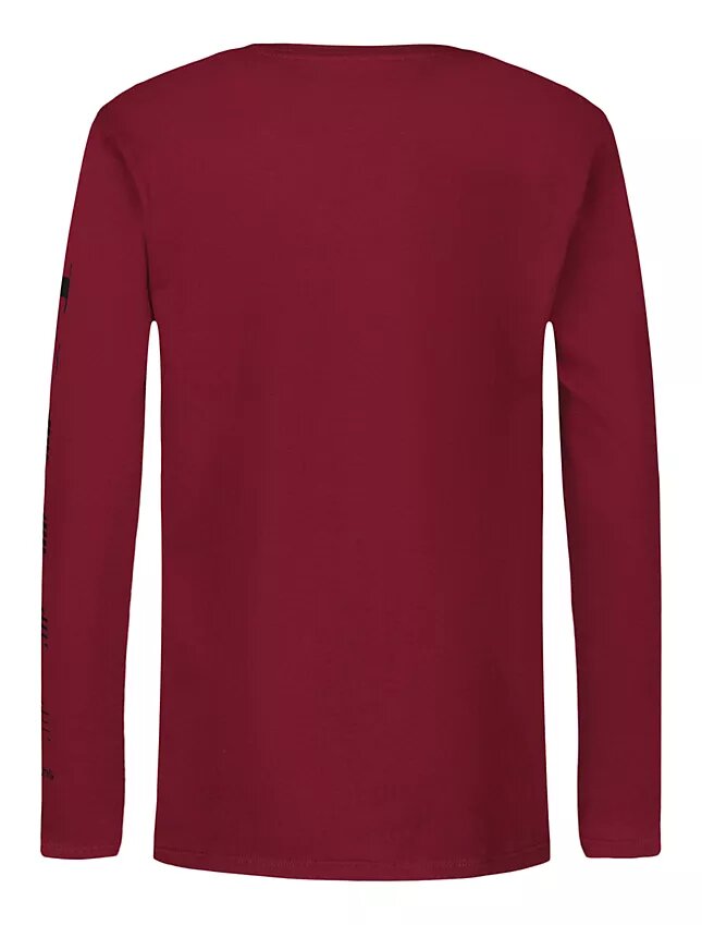 Maglietta a maniche lunghe con strisce sfumate e Monogram per bambini Maglietta a maniche lunghe con strisce sfumate e Monogram per bambini