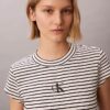 Maglietta a righe con Monogram