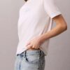 Maglietta classica con logo Calvin Script Maglietta classica con logo Calvin Script