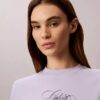 Maglietta classica con logo Calvin Script
