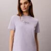 Maglietta classica con logo Calvin Script