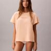 Maglietta comoda in cotone Stretch con logo Maglietta comoda in cotone Stretch con logo