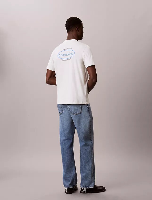 Maglietta con logo grafico Calvin Klein Diner Maglietta con logo grafico Calvin Klein Diner