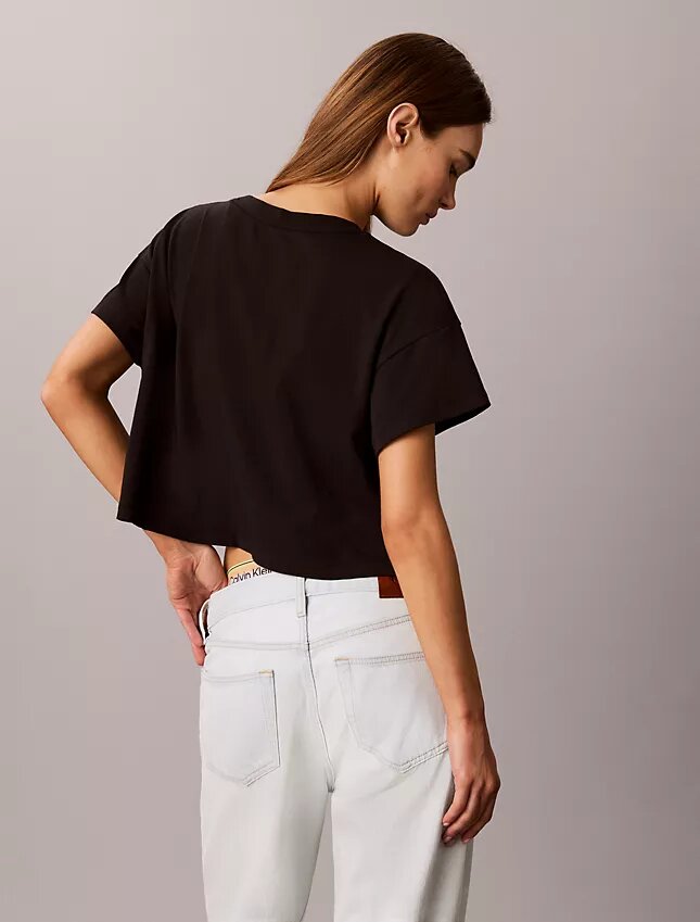 Maglietta corta boxy in Coton Stretch Lounge Pride Maglietta corta boxy in Coton Stretch Lounge Pride