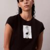 Maglietta corta con stampa Kate Moss Maglietta corta con stampa Kate Moss